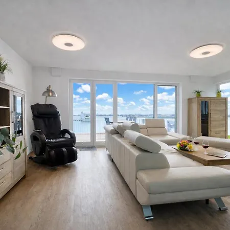 Feriehus Schleivilla Ahoi By Seeblick Ferien Oro 3 Sz Sauna Kamin Wasserlage Olpenæs